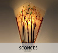 Space saving wall sconces